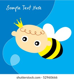 little baby bee boy tag