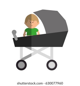 little baby in cart avatar character