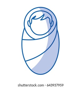 little baby character icon