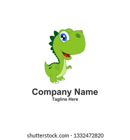 Little Baby Dino Vector Template