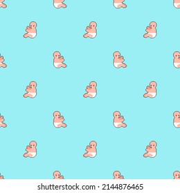 Little baby pixel art pattern seamless. 8 bit little kid background. pixelated small children texture