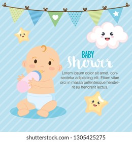 little baby shower card