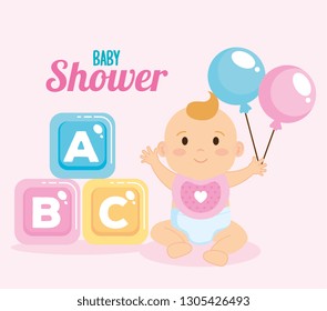 little baby shower card