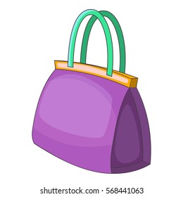 Little bag icon. Cartoon illustration of little bag vector icon for web