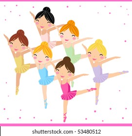 302 Little girls in leotards Stock Illustrations, Images & Vectors ...