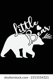 Little Bear Design Eps Cut File