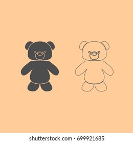 Little bear icon . 