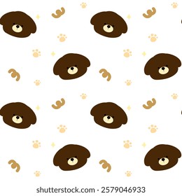 Little bear on white background, fabric pattern, gift wrapping paper, cute stickers, notebook cover, mobile phone case , seamless pattern 