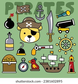  a little bear the pirates funny cartoon