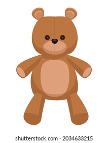 little bear teddy toy icon