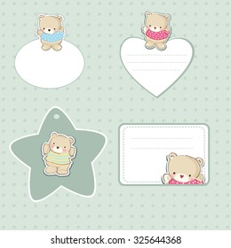 little bear.Place for text