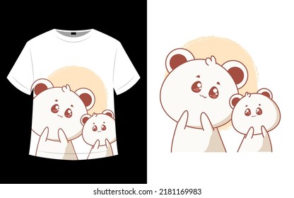 Little bears t shirt design