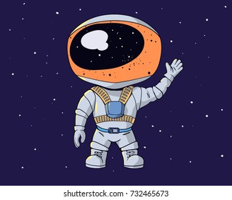 Little big Astronaut in space