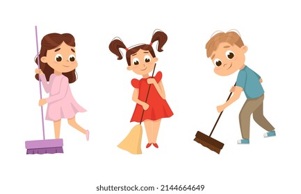 4,615 Boy with broom Images, Stock Photos & Vectors | Shutterstock