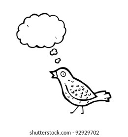 little bird cartoon