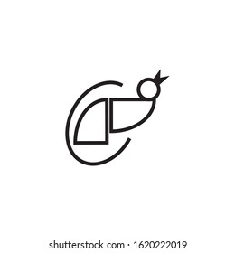 Little bird icon simple vector design