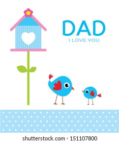 little bird loves daddy