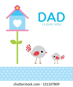 little bird loves daddy