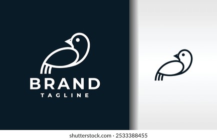 the little bird outline logo