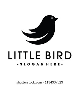 Little Bird Social Logo Design Inspiration Vector