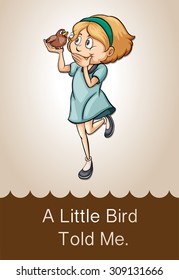 Little bird told me illustration