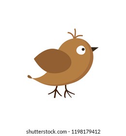 Little bird. Bird. Vector illustration. EPS 10.