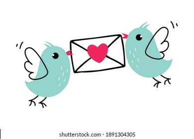 876 Bird carrying letter Images, Stock Photos & Vectors | Shutterstock