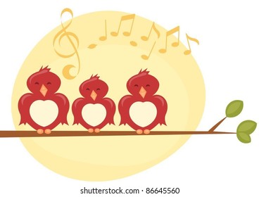little birds singing