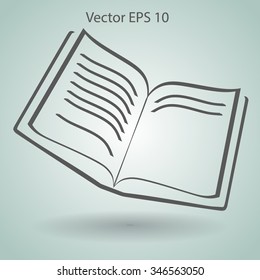 The little book vector illustration