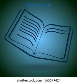 The little book vector illustration