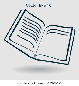 The little book vector illustration