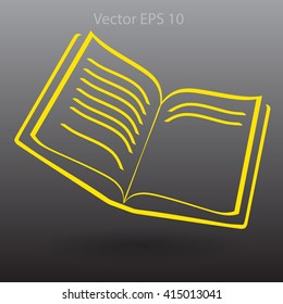 The little book vector illustration