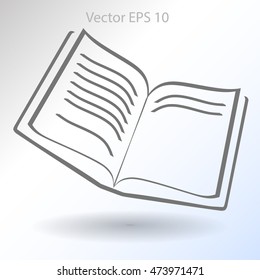The little book vector illustration