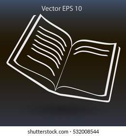 The little book vector illustration