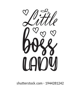 little boss lady quote letters