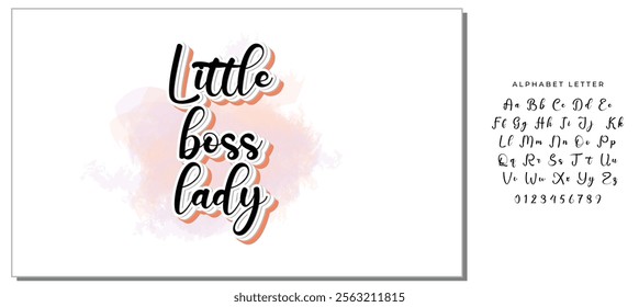 little boss lady quote letters