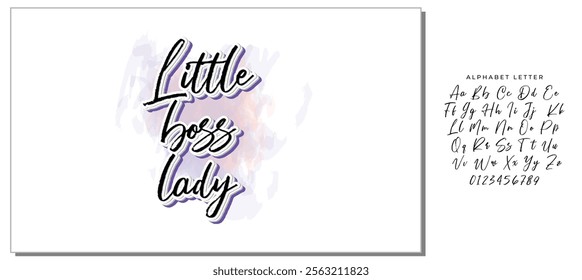 little boss lady quote letters