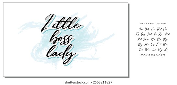 little boss lady quote letters