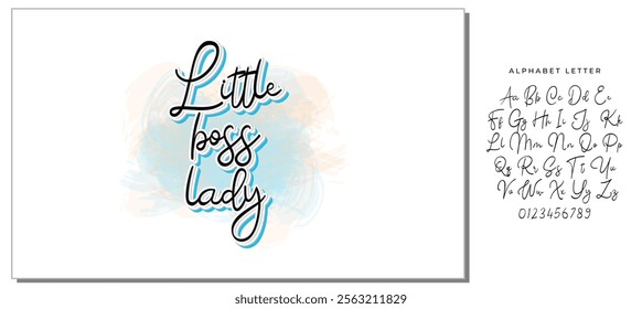 little boss lady quote letters