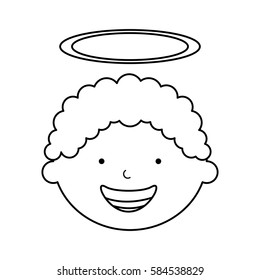 Little Boy Angel Character Stock Vector (Royalty Free) 584538829 ...