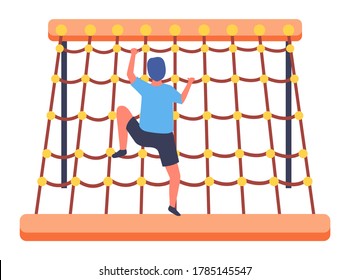 Climbing Net Images Stock Photos Vectors Shutterstock