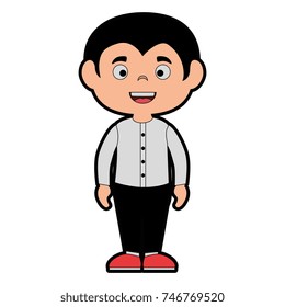 little boy disguised as a dracula