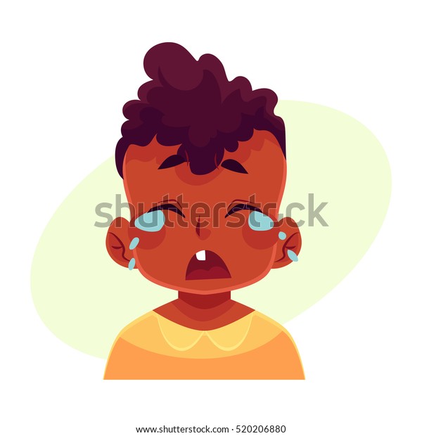 Image Vectorielle De Stock De Petit Visage De Garçon