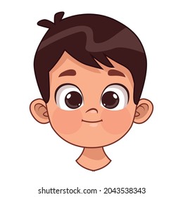 little boy head comic character