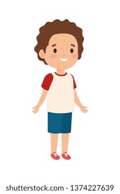 little boy kid character