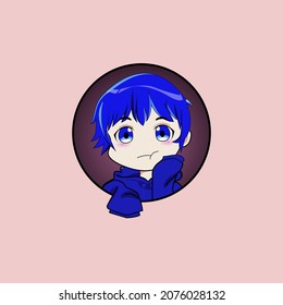 un niño pequeño parece aburrido diseño vectorial
