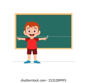 little boy measure width using hand stretch