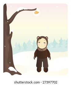 Little boy in the park