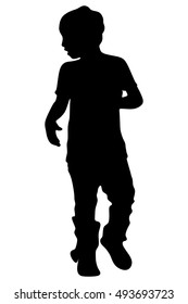 little boy playing