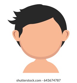 little boy shirtless avatar character